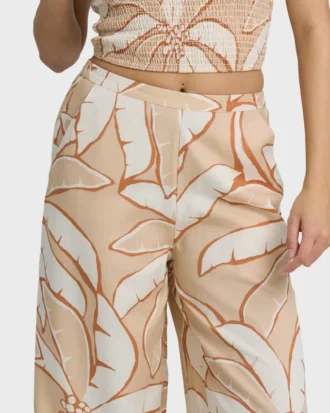 Calças com Cintura Elástica Tropic Breeze