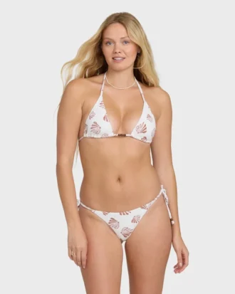 Calcinhas de biquíni tanga com atilhos laterais Sandy Shells