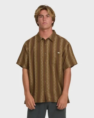 Camisa de manga curta em jacquard da Sundays