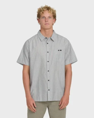 Camisa de manga curta em jacquard da Sundays