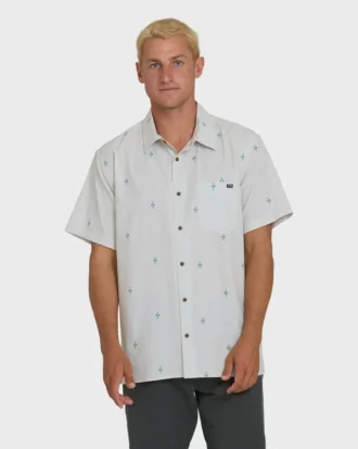Camisa de shorts em tecido perfurado A/Div Surftrek