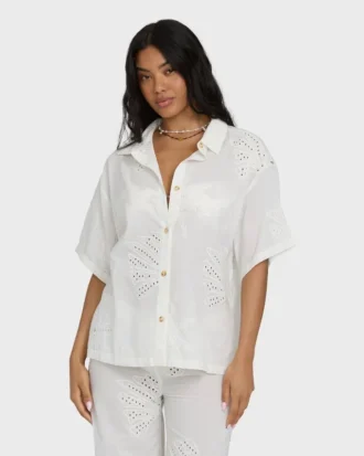 Camisa Tecida Beach Livin