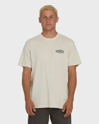 Camisas de malha de manga curta premium com arco Heritage e lavagem Wave
