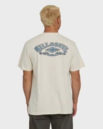 Camisas de malha de manga curta premium com arco Heritage e lavagem Wave