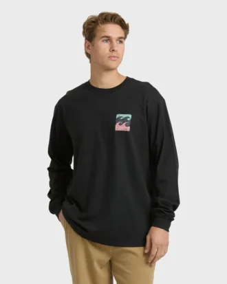 Camisas de manga comprida regular Crayon Wave