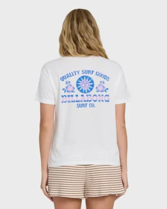 Camisas de manga curta com estampa em algodão Sun Echoes