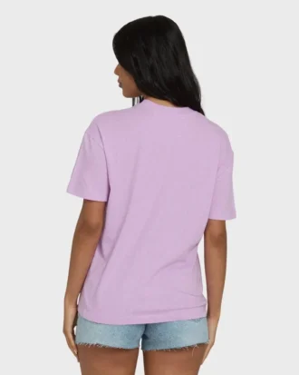 Camisas de manga curta em malha com gráfico Reach High