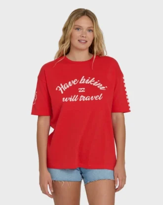 Camisas de manga curta em malha «I Will Travel»