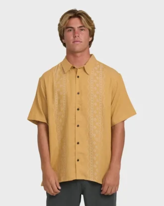 Camisas de manga curta em tecido Cordoba