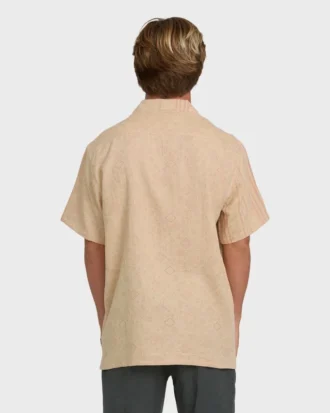 Camisas de manga curta em tecido jacquard Garage Nashua
