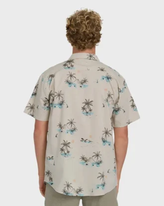 Camisas de manga curta tecidas Sundays