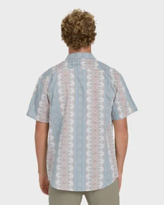 Camisas de manga curta tecidas Sundays