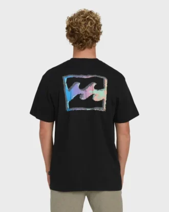 Camiseta de malha de manga curta Crayon Wave Premium Shorts