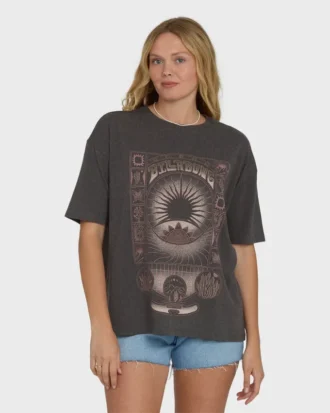Camiseta de malha de manga curta da coleção Natural
