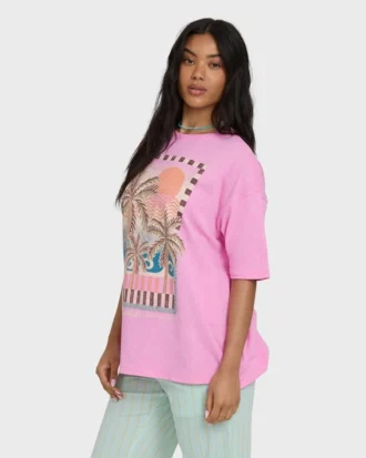 Camiseta de malha de manga curta Feel the Heat