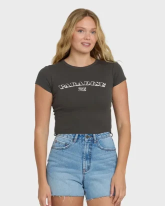 Camiseta de malha de manga curta Off We Go