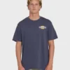 Camiseta de malha de manga curta Walled premium com costuras reforçadas