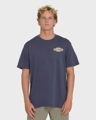 Camiseta de malha de manga curta Walled premium com costuras reforçadas