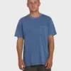 Camiseta de manga curta com bolso Essential Wave Washed Premium Shorts