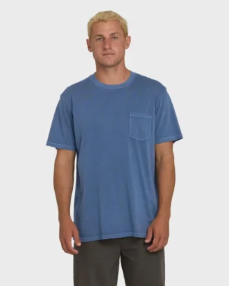 Camiseta de manga curta com bolso Essential Wave Washed Premium Shorts