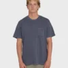 Camiseta de manga curta com bolso Essential Wave Washed Premium Shorts