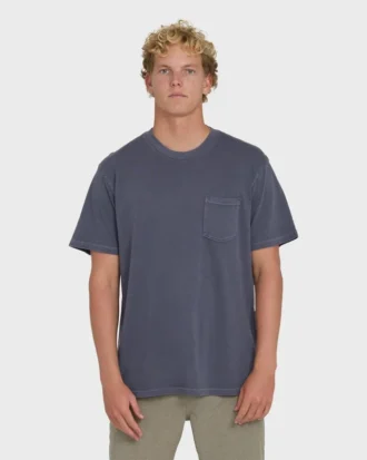 Camiseta de manga curta com bolso Essential Wave Washed Premium Shorts