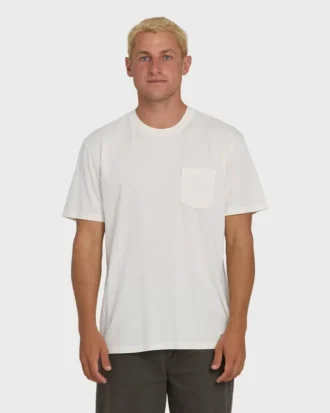 Camiseta de manga curta com bolso Essential Wave Washed Premium Shorts