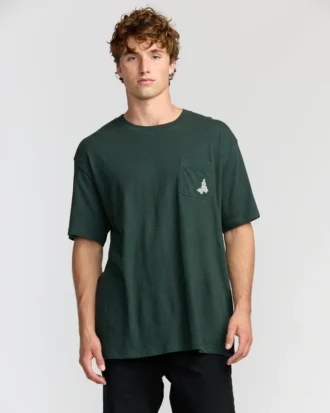 Camiseta de manga curta com bolso regular Austin Garage Shorts