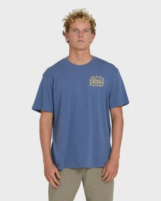 Camiseta de manga curta com estampa em algodão Ripple Premium Short