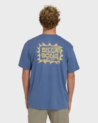 Camiseta de manga curta com estampa em algodão Ripple Premium Short