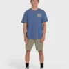 Camiseta de manga curta com estampa em algodão Ripple Premium Short