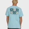 Camiseta de manga curta em algodão premium Glyph Wave Washed
