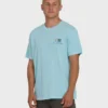 Camiseta de manga curta em algodão premium Glyph Wave Washed