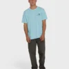 Camiseta de manga curta em algodão premium Glyph Wave Washed