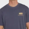 Camiseta de manga curta em algodão premium Glyph Wave Washed