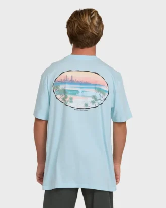 Camiseta de manga curta em algodão premium Nanda Ormond Burleigh Heads Shorts