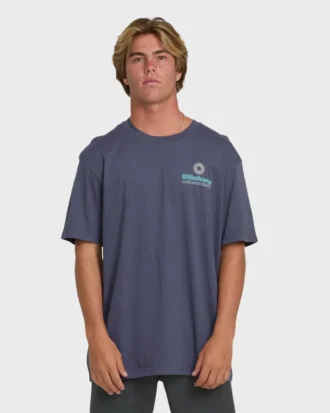 Camiseta de manga curta em malha premium Single Fin Shorts