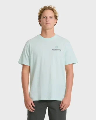 Camiseta de manga curta em malha premium Single Fin Shorts