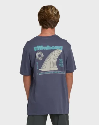 Camiseta de manga curta em malha premium Single Fin Shorts