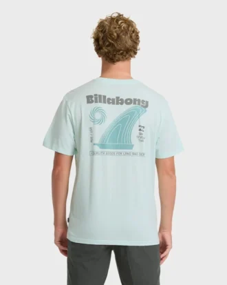 Camiseta de manga curta em malha premium Single Fin Shorts