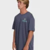 Camiseta de manga curta em malha premium Single Fin Shorts
