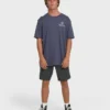 Camiseta de manga curta em malha premium Single Fin Shorts