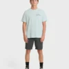 Camiseta de manga curta em malha premium Single Fin Shorts