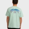 Camiseta de manga curta regular com arco encerado