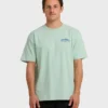 Camiseta de manga curta regular com arco encerado