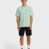 Camiseta de manga curta regular com arco encerado