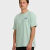 Camiseta de manga curta regular com arco encerado