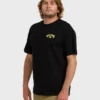 Camiseta de manga curta regular com arco encerado