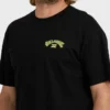 Camiseta de manga curta regular com arco encerado