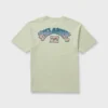 Camiseta de manga curta regular com arco encerado